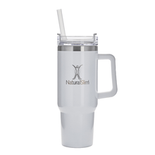 Cargar imagen en el visor de la galería, NaturalSlim® Tumbler (Limited Edition White) - Vaso térmico de acero inoxidable | 40 oz