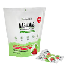 Cargar imagen en el visor de la galería, MagicMag® Stick Packs de 30 Unidades | Viaje-Travel | Fresa-Lima | Suplemento Citrato de Magnesio | Apoyo Relajante y Calmante*