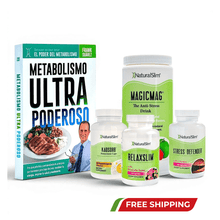 Cargar imagen en el visor de la galería, Kit Relax Anti-Estrés | Envío GRATIS - MagicMag, Kadsorb, Stress Defender, RelaxSlim y Libro de Frank Suárez