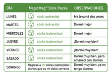 Cargar imagen en el visor de la galería, MagicMag® Stick Packs de 30 Unidades | Viaje-Travel | Fresa-Lima | Suplemento Citrato de Magnesio | Apoyo Relajante y Calmante*