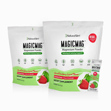 Cargar imagen en el visor de la galería, NUEVO MagicMag® Stick Packs de 30 Unidades | Viaje-Travel | Fresa-Lima | Suplemento Citrato de Magnesio | Apoyo Relajante y Calmante*