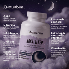 Cargar imagen en el visor de la galería, NUEVO NoctiSleep® | Descanso profundo y natural - Apoyo equilibrado para dormir y un sueño reparador