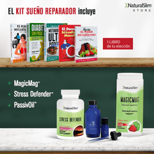 Cargar imagen en el visor de la galería, Kit Sueño Reparador  | Envío GRATIS - MagicMag, Stress Defender, Passivoil y Libro de Frank Suárez