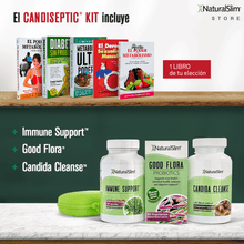 Cargar imagen en el visor de la galería, Combo Candiseptic Kit + Aceite de Coco de Regalo | Limpieza de Hongo Candida Albicans y libro de Frank Suárez