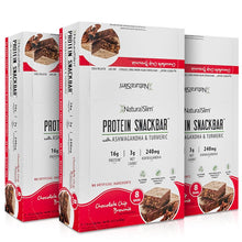 Cargar imagen en el visor de la galería, NaturalSlim® Protein Snackbar™ Chocolate Chip Brownie | Barras de proteína