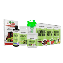 Cargar imagen en el visor de la galería, Kit Súper Batida Mañanera  - 3 Frascos de Batida, Coco-10 Plus, FlaxOil, LeciClean, Libro de Recetas + Shaker de Regalo | Envío GRATIS