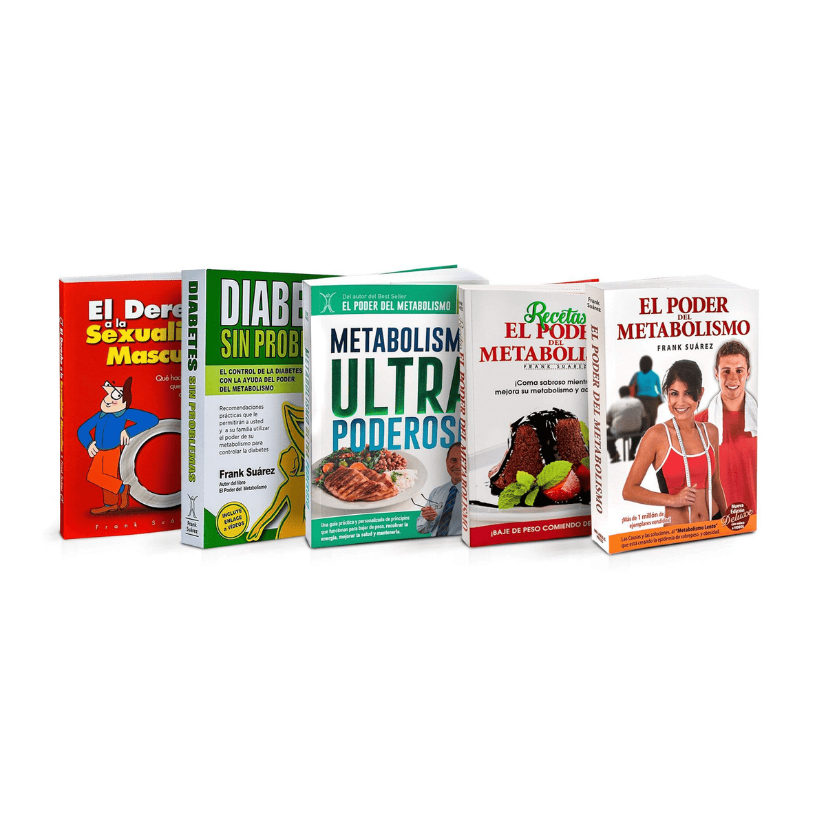 Kit+Libro (1) Libro El Poder del Metabolismo; (1) Libro Recetas El Poder del Metabolismo; (1) Libro Diabetes Sin Problemas; (1) Libro Metabolismo Ultra Poderoso; (1) Libro Derecho a la Sexualidad / (1) Libro Despierta tu metabolismo - 365 TIPS y (1) Libro Preguntal 50% OFF - Colección de Libros de Frank Suárez El-poder-del-metabolismo-frank-suarez adelgazar naturalmente metabolismotv unimetab candiseptic kit de candida mejorar el metabolismo y la salud