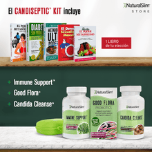 Cargar imagen en el visor de la galería, Kit+Libro Candiseptic Kit | Limpieza de Hongo Candida Albicans y libro de Frank Suárez El-poder-del-metabolismo-frank-suarez adelgazar naturalmente metabolismotv unimetab candiseptic kit de candida mejorar el metabolismo y la salud