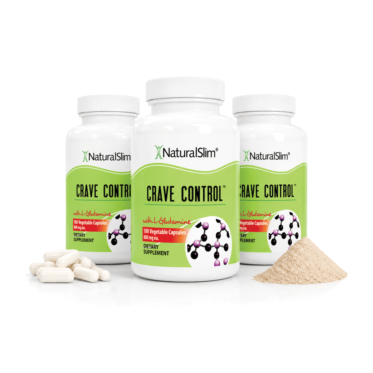3 Frascos Cravel Control™ Crave Control™ | Control de los Antojos con L-Glutamina y Tiamina (Vitamina B1) El-poder-del-metabolismo-frank-suarez adelgazar naturalmente metabolismotv unimetab candiseptic kit de candida mejorar el metabolismo y la salud