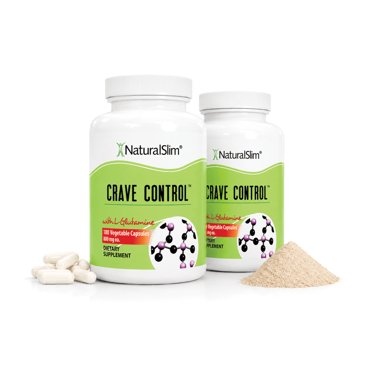 2 Frascos Crave Control™ Crave Control™ | Control de los Antojos con L-Glutamina y Tiamina (Vitamina B1) El-poder-del-metabolismo-frank-suarez adelgazar naturalmente metabolismotv unimetab candiseptic kit de candida mejorar el metabolismo y la salud