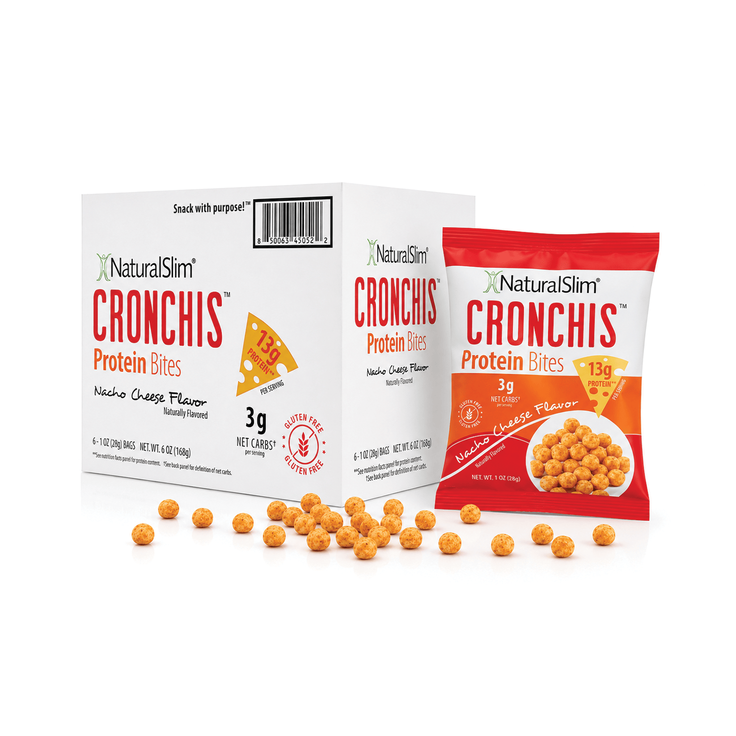 CRONCHIS™ Protein Bites | ¡Snack con Propósito! | Caja con 6 bolsas El-poder-del-metabolismo-frank-suarez adelgazar naturalmente metabolismotv unimetab candiseptic kit de candida mejorar el metabolismo y la salud