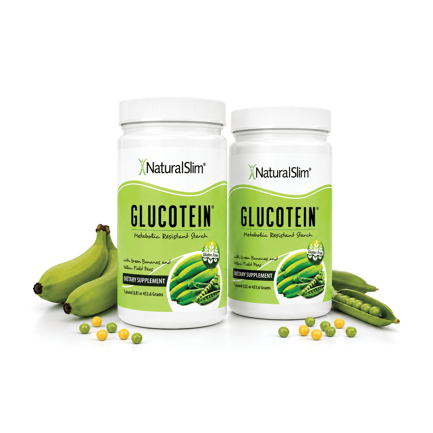 2 frascos Glucotein® Glucotein® | Prebiótico | Harina de banana verde y guisantes verdes | Procesos Digestivos* El-poder-del-metabolismo-frank-suarez adelgazar naturalmente metabolismotv unimetab candiseptic kit de candida mejorar el metabolismo y la salud