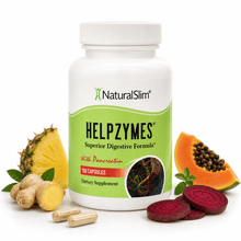 Cargar imagen en el visor de la galería, Helpzymes® | Enzimas Digestivas El-poder-del-metabolismo-frank-suarez adelgazar naturalmente metabolismotv unimetab candiseptic kit de candida mejorar el metabolismo y la salud