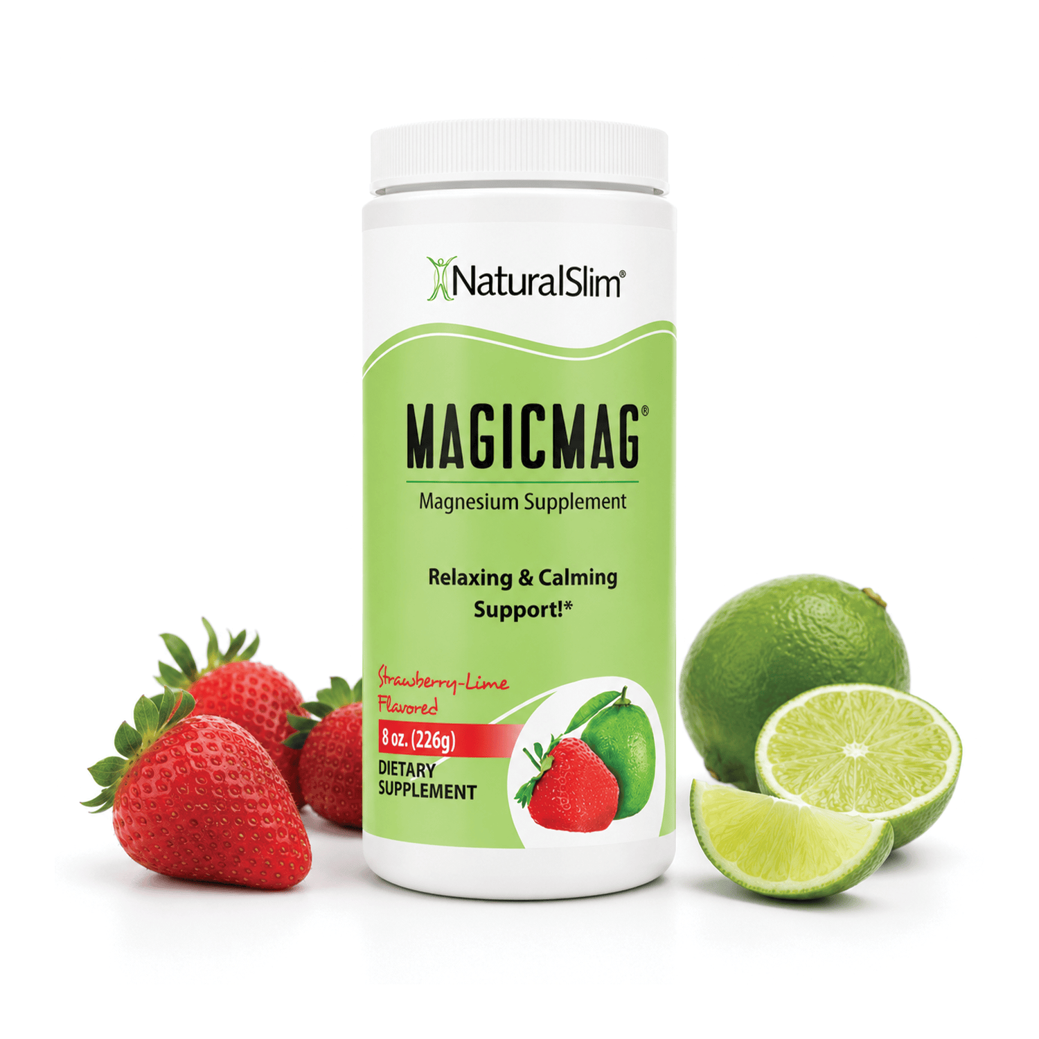 1 frasco de MagicMag MagicMag® - Anti-Stress Drink | Bebida de Citrato de Magnesio *Sabor Strawberry and Lime (Fresa y Lima) El-poder-del-metabolismo-frank-suarez adelgazar naturalmente metabolismotv unimetab candiseptic kit de candida mejorar el metabolismo y la salud