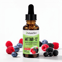 Cargar imagen en el visor de la galería, METAB-12® | Liquid Vitamin B-12 (methylcobalamin) + Vitamin D | Vitamina B-12 y D El-poder-del-metabolismo-frank-suarez adelgazar naturalmente metabolismotv unimetab candiseptic kit de candida mejorar el metabolismo y la salud