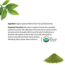Cargar imagen en el visor de la galería, Metabolic Matcha® Tea | Té Matcha Orgánico Ceremonial de origen japonés auténtico El-poder-del-metabolismo-frank-suarez adelgazar naturalmente metabolismotv unimetab candiseptic kit de candida mejorar el metabolismo y la salud