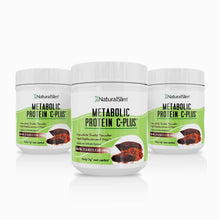 Cargar imagen en el visor de la galería, 3 Batidas Chocolate Metabolic Protein® C-Plus Chocolate | Batida de proteína de “whey” reforzada con Vitamina C El-poder-del-metabolismo-frank-suarez adelgazar naturalmente metabolismotv unimetab candiseptic kit de candida mejorar el metabolismo y la salud
