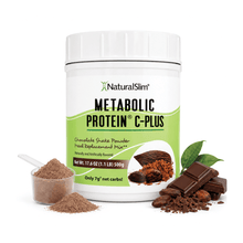 Cargar imagen en el visor de la galería, 1 Batida Chocolate Metabolic Protein® C-Plus Chocolate | Batida de proteína de “whey” reforzada con Vitamina C El-poder-del-metabolismo-frank-suarez adelgazar naturalmente metabolismotv unimetab candiseptic kit de candida mejorar el metabolismo y la salud