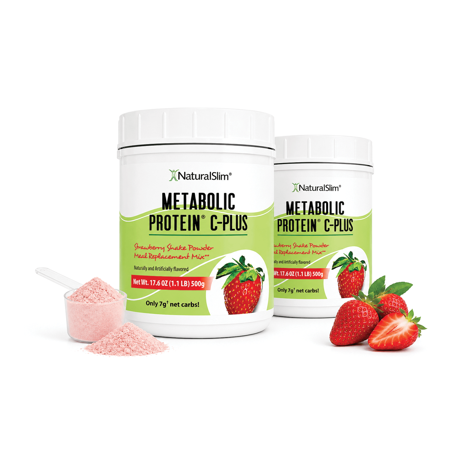 2 Batidas Strawberry Metabolic Protein® C-Plus Strawberry | Batida de proteína de “whey” reforzada con Vitamina C de fresa El-poder-del-metabolismo-frank-suarez adelgazar naturalmente metabolismotv unimetab candiseptic kit de candida mejorar el metabolismo y la salud