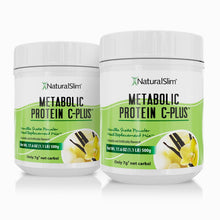 Cargar imagen en el visor de la galería, 2 Batidas Vainilla Metabolic Protein® C-Plus Vainilla | Batida de "Whey" reforzada con Vitamina C El-poder-del-metabolismo-frank-suarez adelgazar naturalmente metabolismotv unimetab candiseptic kit de candida mejorar el metabolismo y la salud