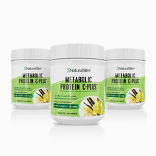 Cargar imagen en el visor de la galería, 3 Batidas Vainilla Metabolic Protein® C-Plus Vainilla | Batida de "Whey" reforzada con Vitamina C El-poder-del-metabolismo-frank-suarez adelgazar naturalmente metabolismotv unimetab candiseptic kit de candida mejorar el metabolismo y la salud