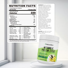 Cargar imagen en el visor de la galería, Metabolic Protein® C-Plus Vainilla | Batida de "Whey" reforzada con Vitamina C El-poder-del-metabolismo-frank-suarez adelgazar naturalmente metabolismotv unimetab candiseptic kit de candida mejorar el metabolismo y la salud