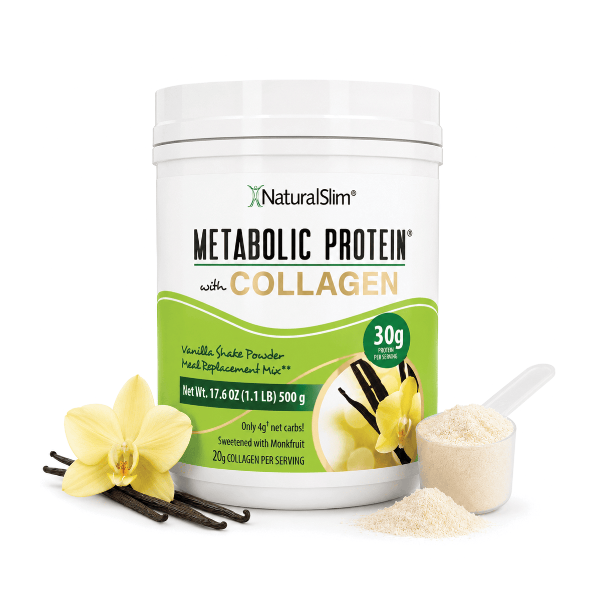 1 METABOLIC PROTEIN™ COLLAGEN - VANILLA METABOLIC PROTEIN® with COLLAGEN - VANILLA | Batida de proteína de “whey” sabor Vainilla con Colágeno El-poder-del-metabolismo-frank-suarez adelgazar naturalmente metabolismotv unimetab candiseptic kit de candida mejorar el metabolismo y la salud
