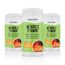 Cargar imagen en el visor de la galería, (3) Frasco Metabolic Vitamins Metabolic Vitamins® | Vitaminas Potentes | Multivitaminas y Minerales El-poder-del-metabolismo-frank-suarez adelgazar naturalmente metabolismotv unimetab candiseptic kit de candida mejorar el metabolismo y la salud