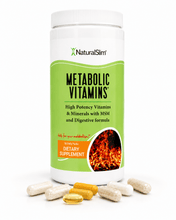 Cargar imagen en el visor de la galería, (1) Frasco Metabolic Vitamins Metabolic Vitamins® | Vitaminas Potentes | Multivitaminas y Minerales El-poder-del-metabolismo-frank-suarez adelgazar naturalmente metabolismotv unimetab candiseptic kit de candida mejorar el metabolismo y la salud