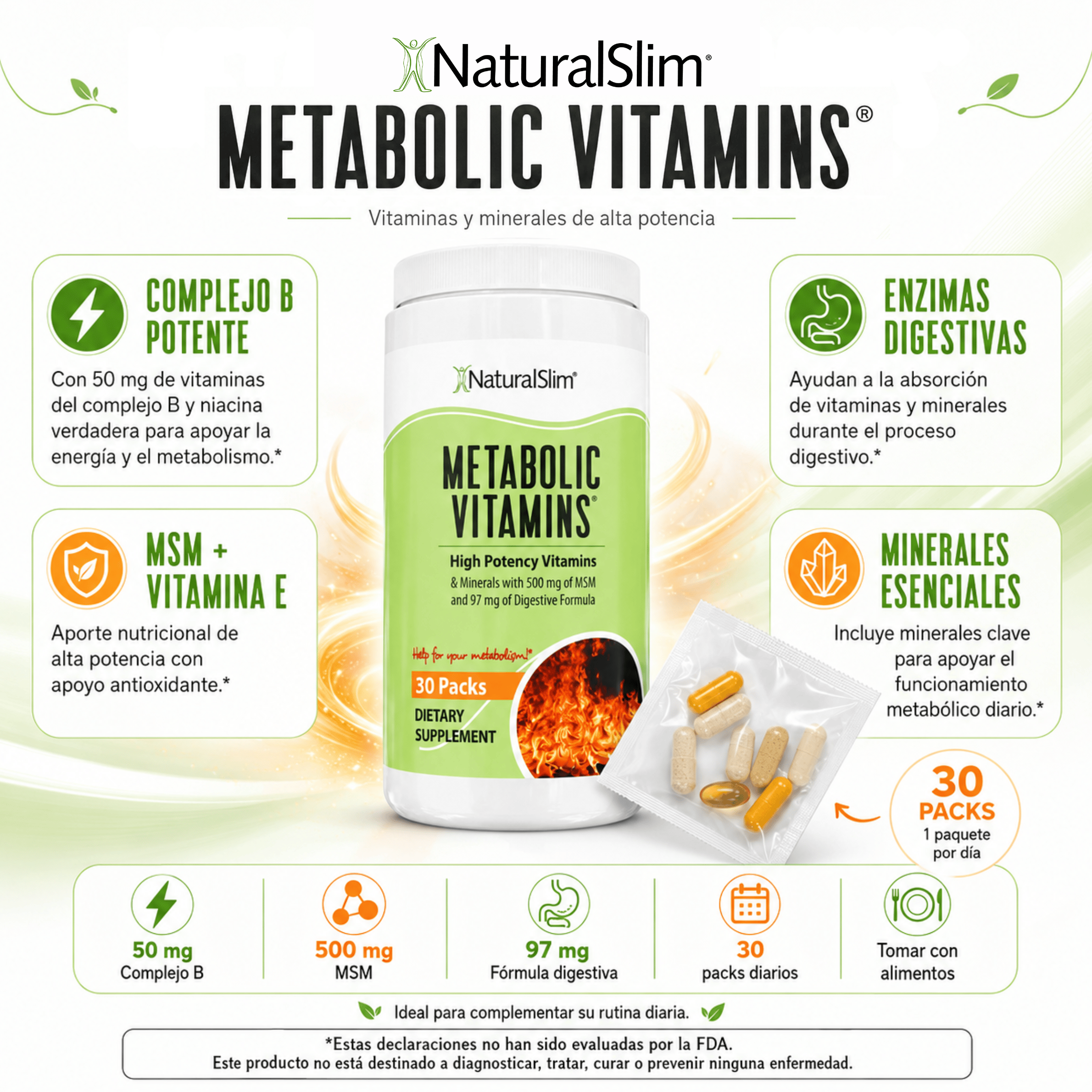 Metabolic Vitamins® | Vitaminas Potentes | Multivitaminas y Minerales El-poder-del-metabolismo-frank-suarez adelgazar naturalmente metabolismotv unimetab candiseptic kit de candida mejorar el metabolismo y la salud