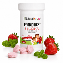 Cargar imagen en el visor de la galería, NaturalKids® PROBIOTICS™ | Probióticos masticable | Apoyo digestivo e inmunológico* para niños El-poder-del-metabolismo-frank-suarez adelgazar naturalmente metabolismotv unimetab candiseptic kit de candida mejorar el metabolismo y la salud