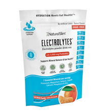 Cargar imagen en el visor de la galería, NaturalSlim® ELECTROLYTES™ - Mandarin Orange Flavored El-poder-del-metabolismo-frank-suarez adelgazar naturalmente metabolismotv unimetab candiseptic kit de candida mejorar el metabolismo y la salud