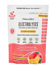 Cargar imagen en el visor de la galería, NaturalSlim® ELECTROLYTES™ - Peach-Mango Flavored El-poder-del-metabolismo-frank-suarez adelgazar naturalmente metabolismotv unimetab candiseptic kit de candida mejorar el metabolismo y la salud