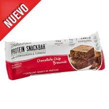 Cargar imagen en el visor de la galería, NaturalSlim® Protein Snackbar™ Chocolate Chip Brownie | Barras de proteína El-poder-del-metabolismo-frank-suarez adelgazar naturalmente metabolismotv unimetab candiseptic kit de candida mejorar el metabolismo y la salud
