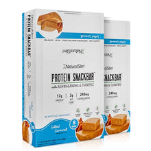 Cargar imagen en el visor de la galería, (2) Cajas NaturalSlim® Protein Snackbar™ Salted Caramel | Barras de proteína con 240mg de Ashwagandha y Cúrcuma El-poder-del-metabolismo-frank-suarez adelgazar naturalmente metabolismotv unimetab candiseptic kit de candida mejorar el metabolismo y la salud