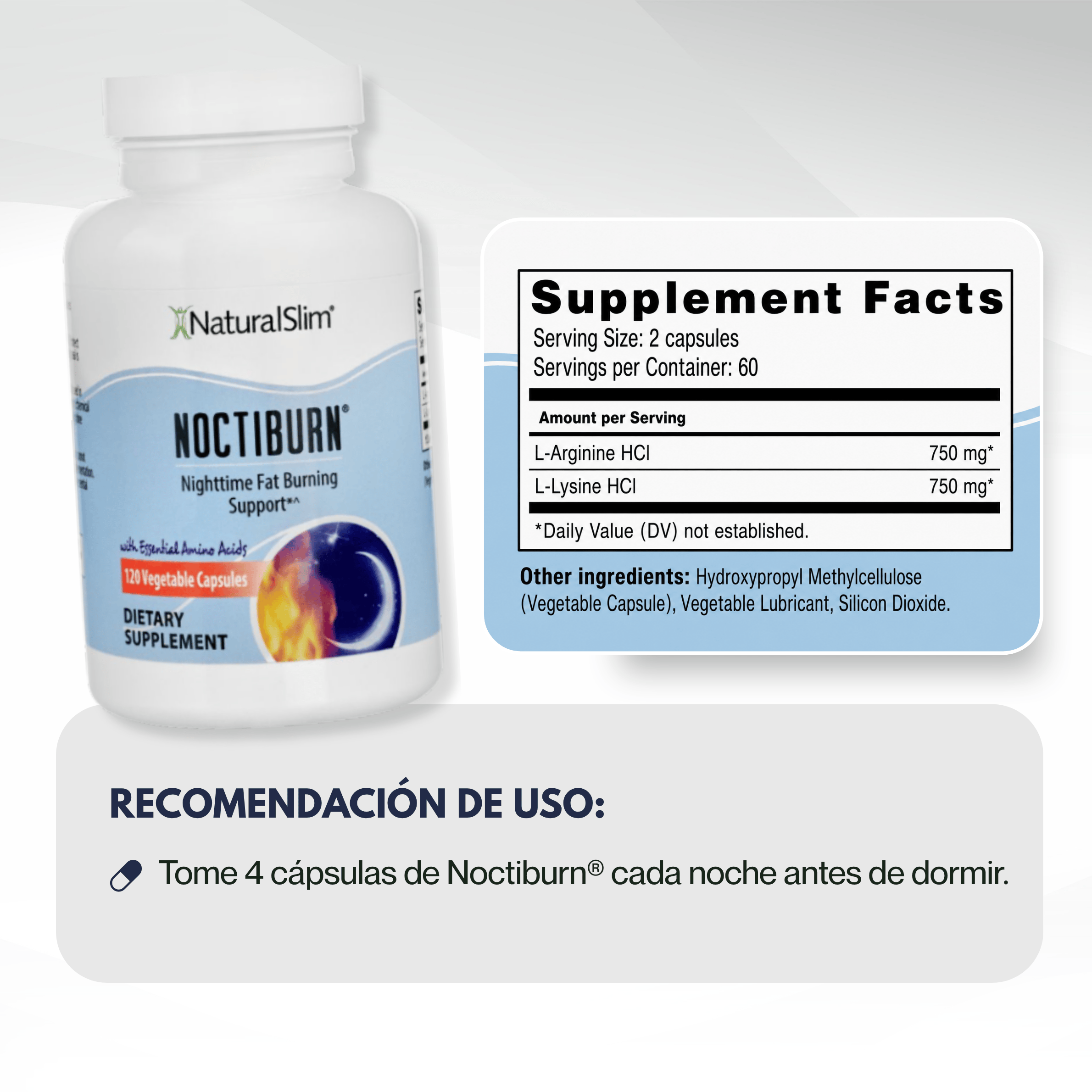 NoctiBurn® | Quemadores de Grasa Nocturnos * Nueva Imagen - Misma Formula El-poder-del-metabolismo-frank-suarez adelgazar naturalmente metabolismotv unimetab candiseptic kit de candida mejorar el metabolismo y la salud