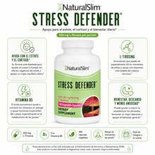 Cargar imagen en el visor de la galería, Stress Defender® | Con Vitamina B5 y L-Tirosina El-poder-del-metabolismo-frank-suarez adelgazar naturalmente metabolismotv unimetab candiseptic kit de candida mejorar el metabolismo y la salud