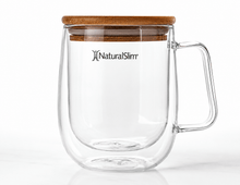 Cargar imagen en el visor de la galería, Taza para bebidas frías o calientes de NaturalSlim® | Double Wall Glass Mug El-poder-del-metabolismo-frank-suarez adelgazar naturalmente metabolismotv unimetab candiseptic kit de candida mejorar el metabolismo y la salud