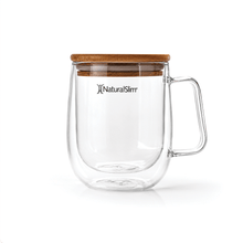 Cargar imagen en el visor de la galería, Taza para bebidas frías o calientes de NaturalSlim® | Double Wall Glass Mug El-poder-del-metabolismo-frank-suarez adelgazar naturalmente metabolismotv unimetab candiseptic kit de candida mejorar el metabolismo y la salud