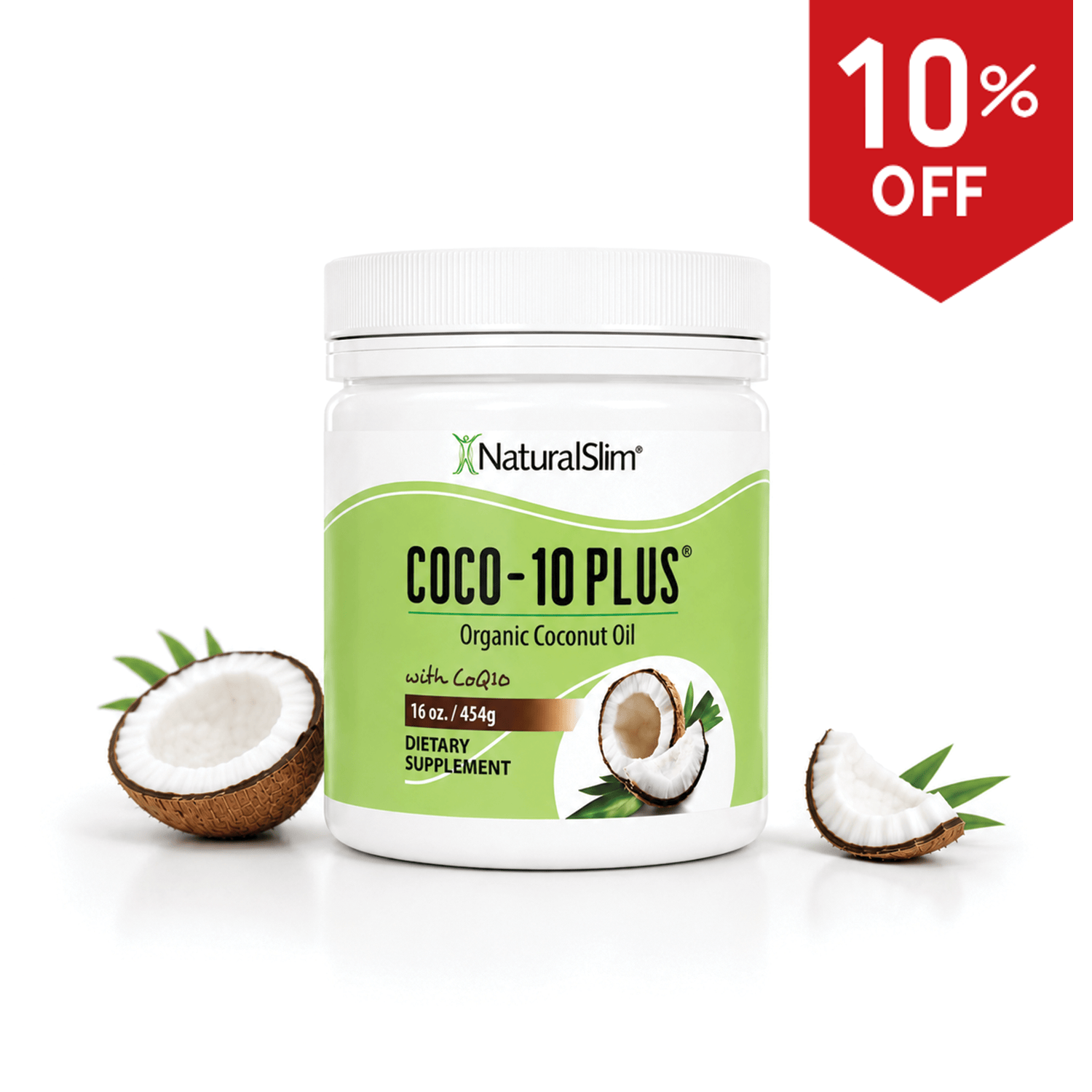 Coco-10 Plus® | Aceite de Coco con CoQ10