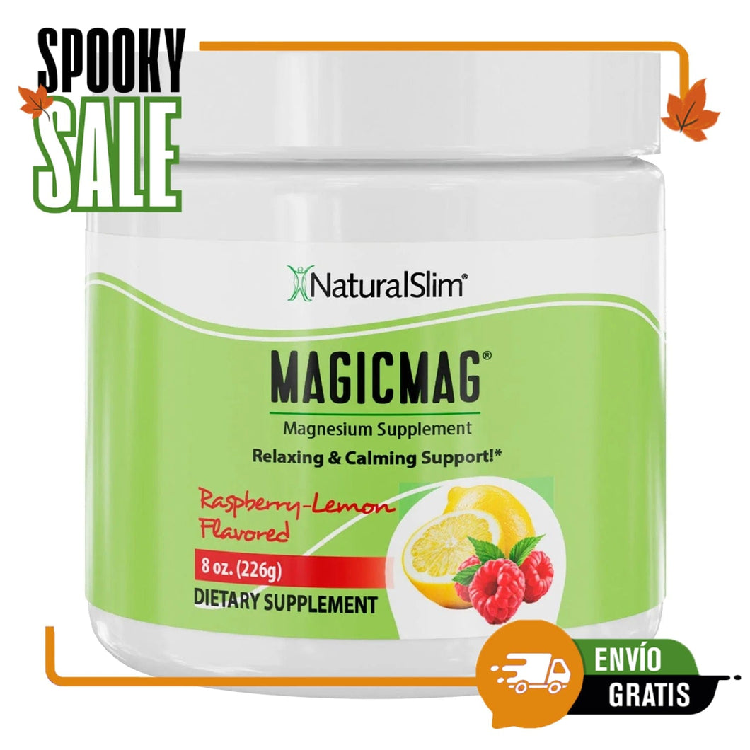*NUEVO* MagicMag® Rasberry-Lemon (Frambuesa-Limón) Anti-Stress Drink | Bebida de Magnesio *Apoyo relajante y calmante