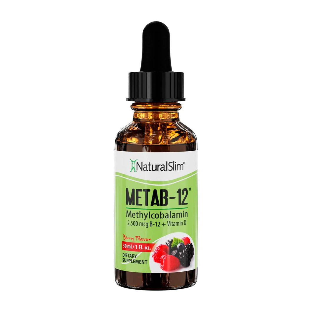 METAB-12® | Liquid Vitamin B-12 (methylcobalamin) + Vitamin D | Vitamina B-12 y D