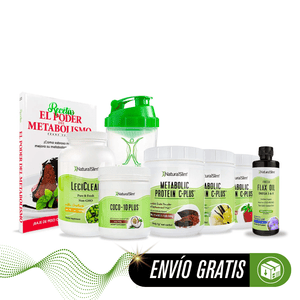 Kit Súper Batida Mañanera - C Plus - 3 Frascos de Batida, FlaxOil, Coco-10 Plus, LeciClean, Libro de Recetas + Shaker de Regalo | Envío GRATIS