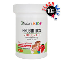Cargar imagen en el visor de la galería, NaturalKids® PROBIOTICS™ | Probióticos masticable | Apoyo digestivo e inmunológico* para niños
