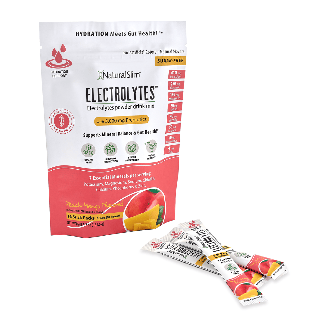 NaturalSlim® ELECTROLYTES™ - Peach-Mango Flavored