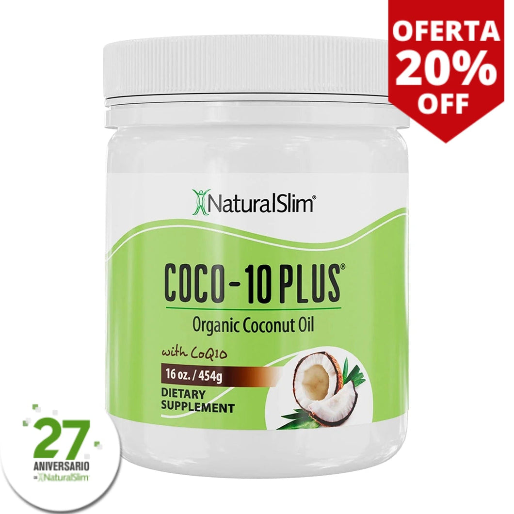 Coco-10 Plus® | Aceite de Coco con CoQ10