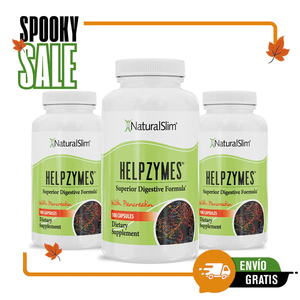 OFERTA 3 Frascos de Helpzymes®  por $59 usd | Enzimas Digestivas