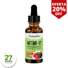 Cargar imagen en el visor de la galería, METAB-12® | Liquid Vitamin B-12 (methylcobalamin) + Vitamin D | Vitamina B-12 y D
