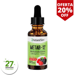METAB-12® | Liquid Vitamin B-12 (methylcobalamin) + Vitamin D | Vitamina B-12 y D