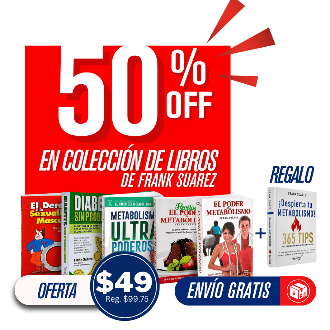 50% OFF - Colección de Libros de Frank Suárez